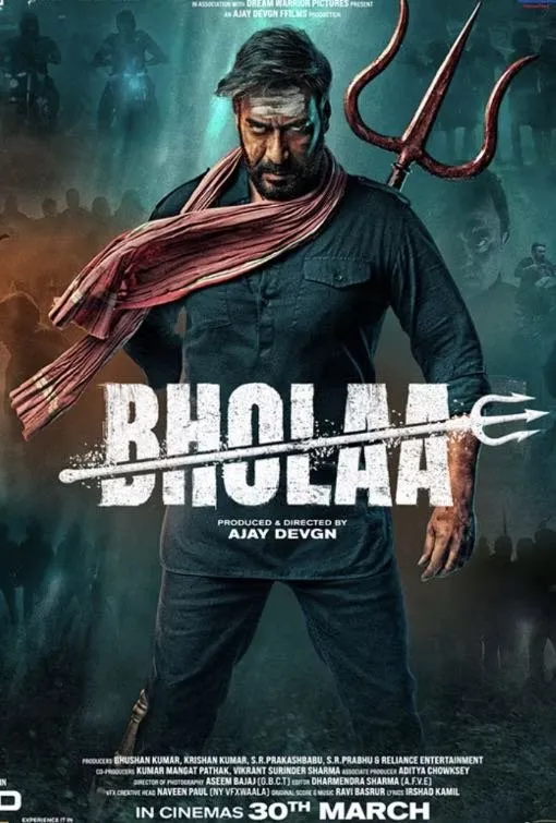 Bholaa international action blockbuster poster